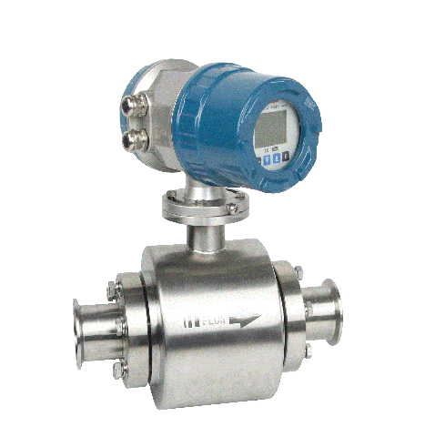 Sanitary electromagnetic flow meter